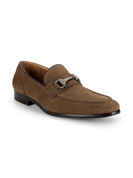 Steven Suede Bit Loafers