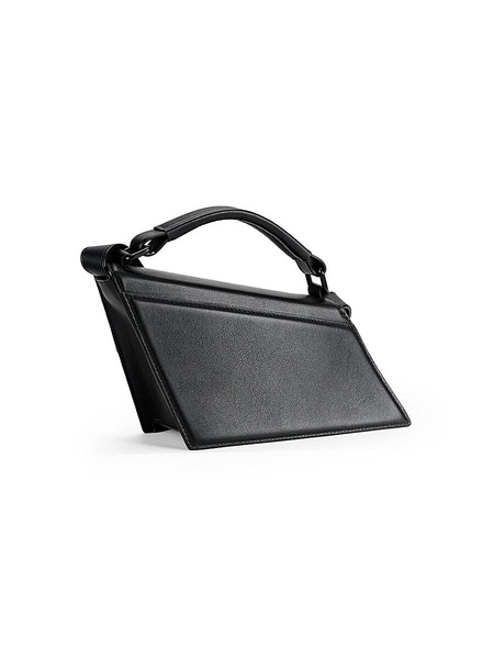 Mini Distortion Leather Crossbody Bag