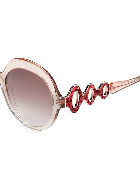 55MM Round Sunglasses