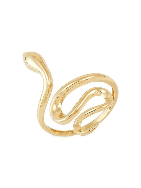 14K Yellow Gold Snake Ring