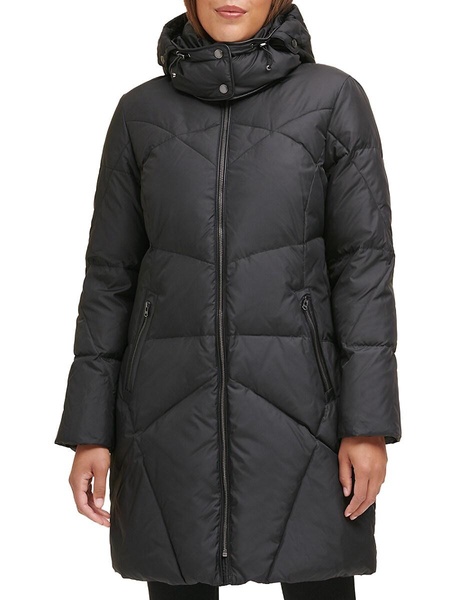 Quilted Down Puffer Coat