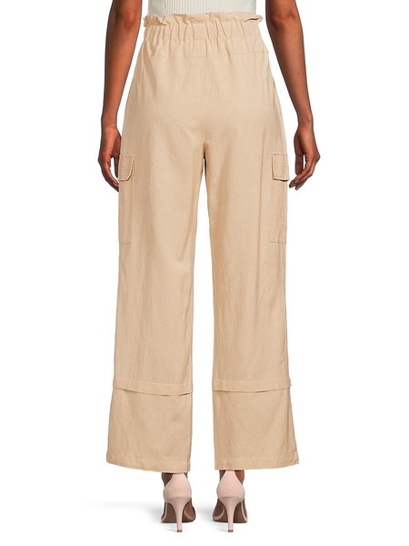 Ladeyn Wide Leg Linen Blend Pants