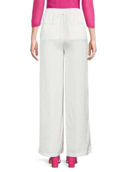 Solid Wide Leg Pants