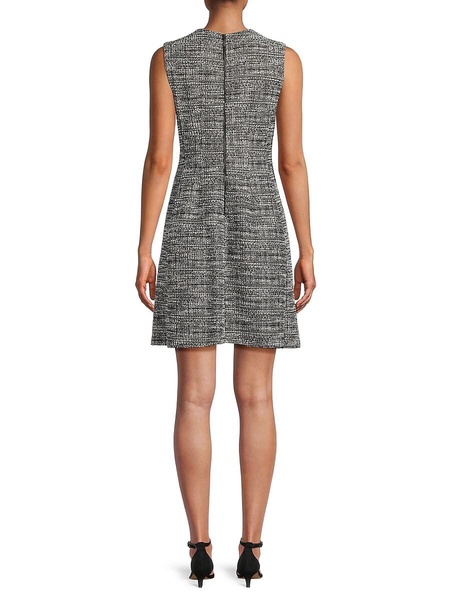 Wool Blend Sheath Mini Dress