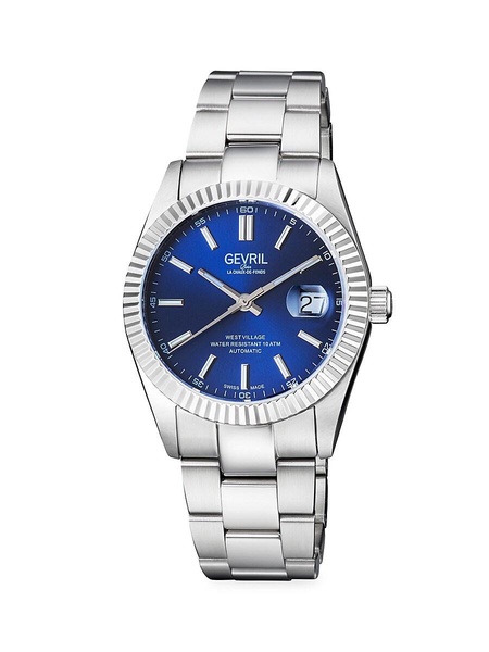 40MM West Village Stainless Steel Bracelet Watch