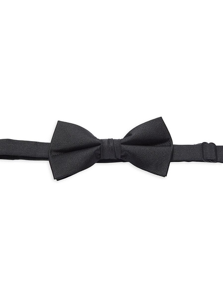 Pre Tied Grosgrain Silk Bow Tie