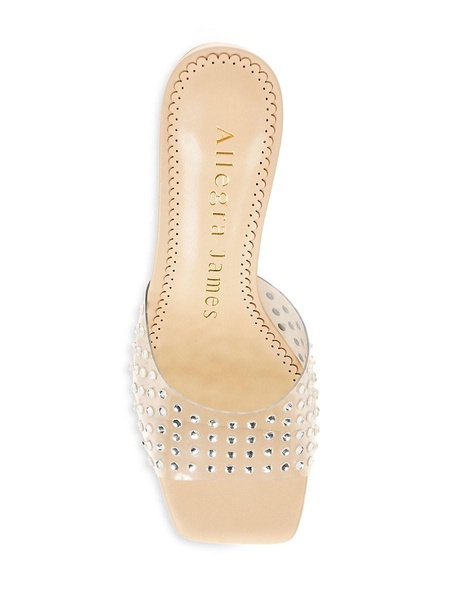 Vera Block Heel Studded Mules