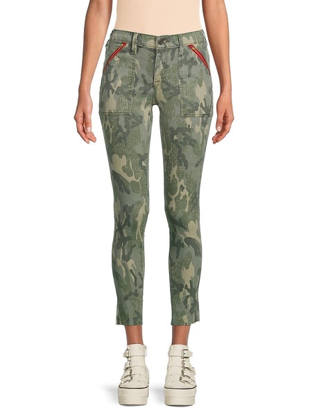 Camo High Rise Skinny Jeans