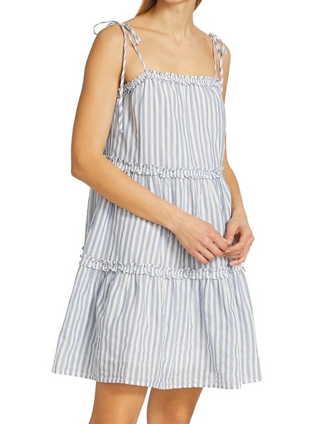 Caralyn Striped Mini A-Line Dress