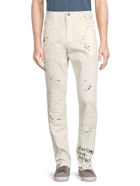 Paint Splatter Jeans