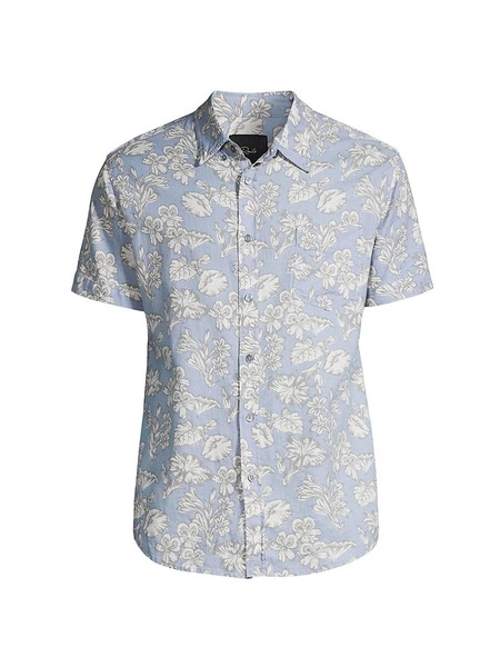 Carson Relaxed Fit Floral Linen Blend Shirt