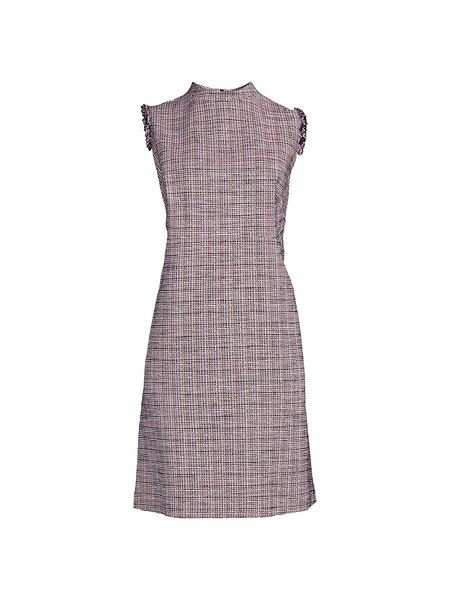 Tweed Knee Sheath Dress