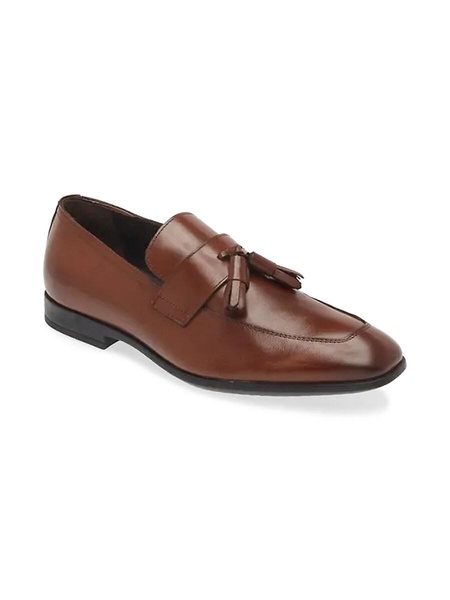 Glen Leather Tassel Loafers