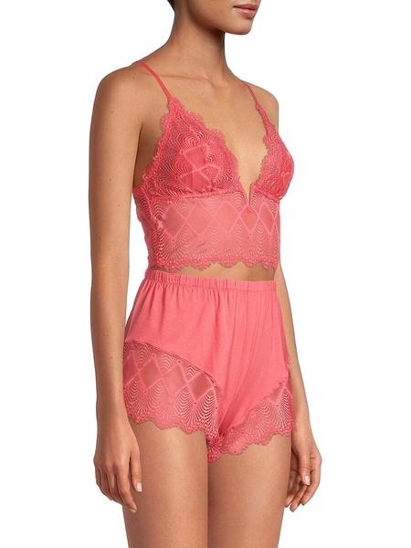 Allure Lace 2-Piece Cami & Boxer Set