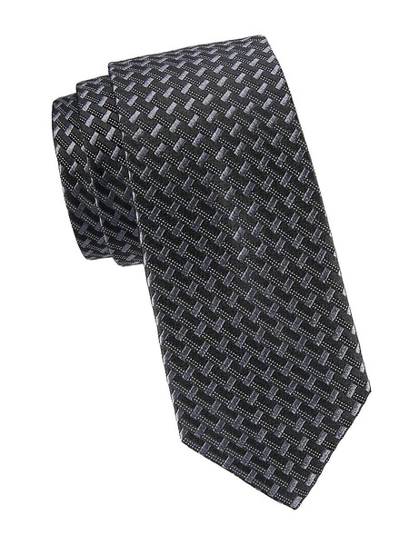 Geometric Silk Tie