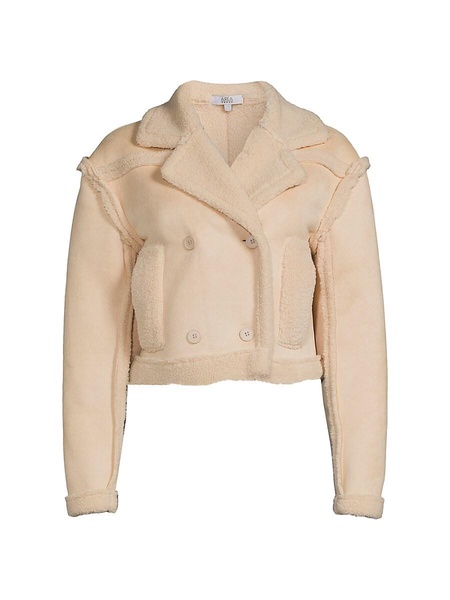 Aurora Faux Shearling Bomber Jacket