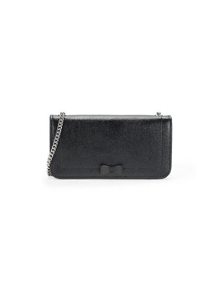 Kosette Bow Leather Wallet On Chain