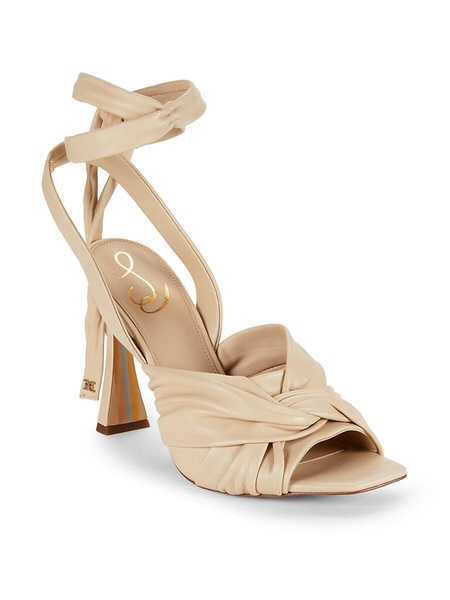 Lenora Leather Ankle Strap Sandals