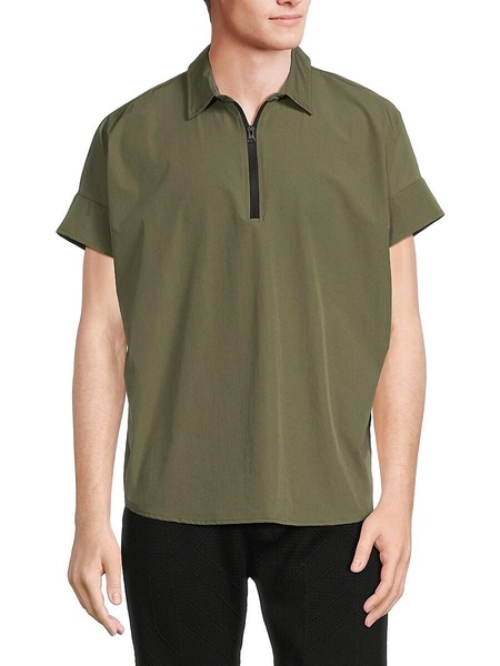 Zip Front Polo