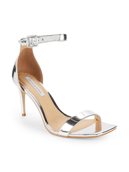 89MM Metallic Ankle Strap Sandals