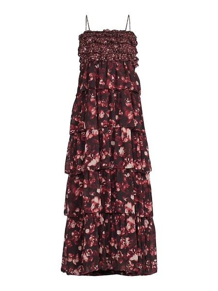 Helena Floral Tiered Maxi Dress