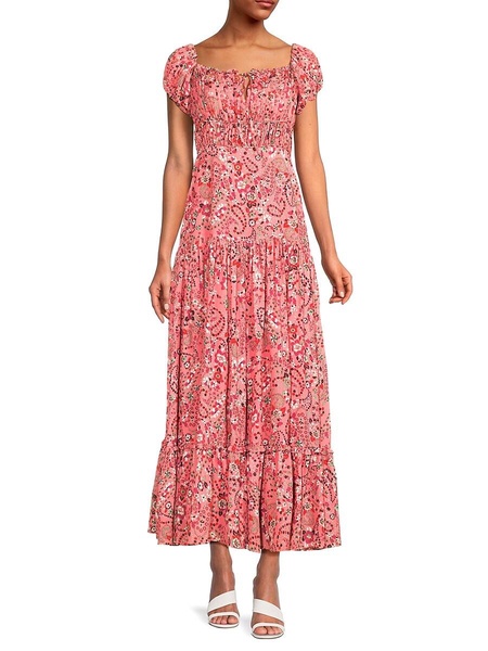 Gisele Floral & Paisley Maxi Dress