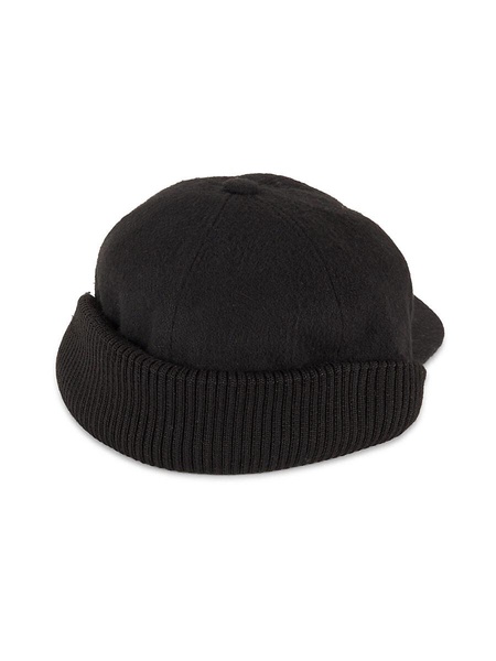 Rollen Wool Blend Knit Trim Baseball Cap