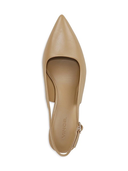 Pandora-B Leather Slingback Pumps