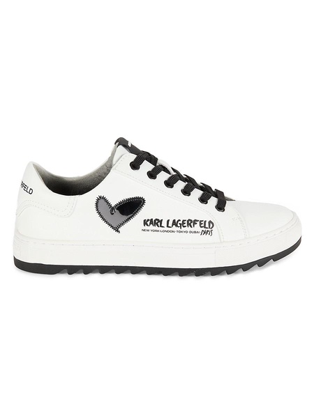 Logo Leather Low Top Sneakers