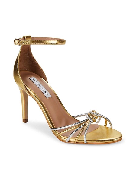 Susan Metallic Ankle Strap Sandals