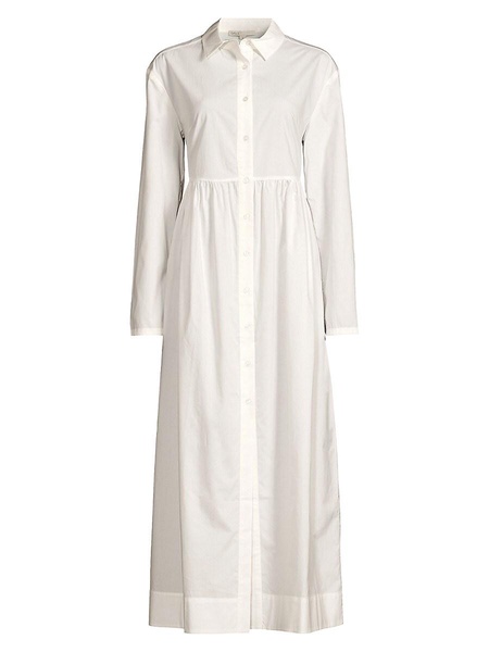 Maxi A Line Shirt Dress