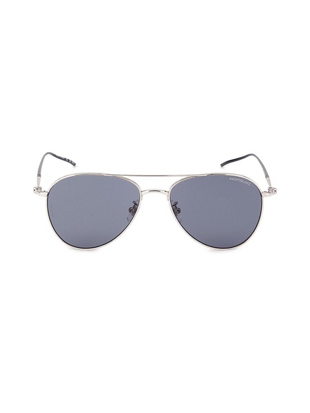 58MM Aviator Sunglasses