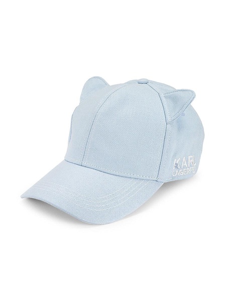 Exposed Seam Linen Blend Baseball Cap