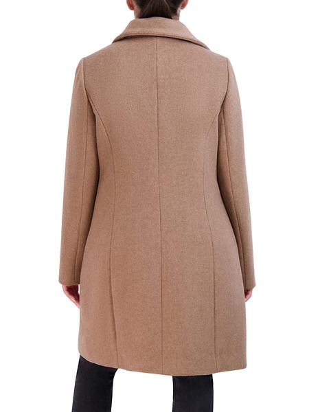 Convertible Collar Wool Blend Coat