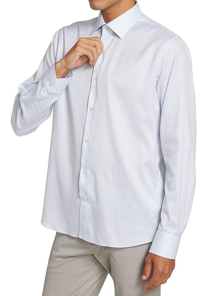 Micro Criss-Cross Anti-Wrinkle Shirt