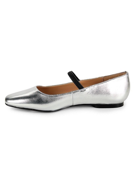 Harper Metallic Leather Mary Jane