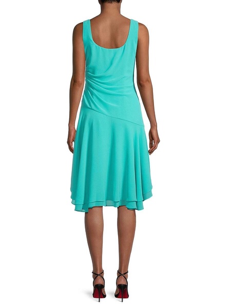 Soraya Ruched Chiffon Mini Dress