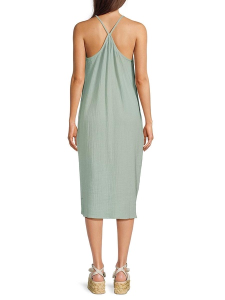 Scoopneck Shift Midi Dress