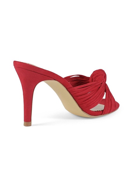 Jane Ultrasuede® Knotted Heel Sandals