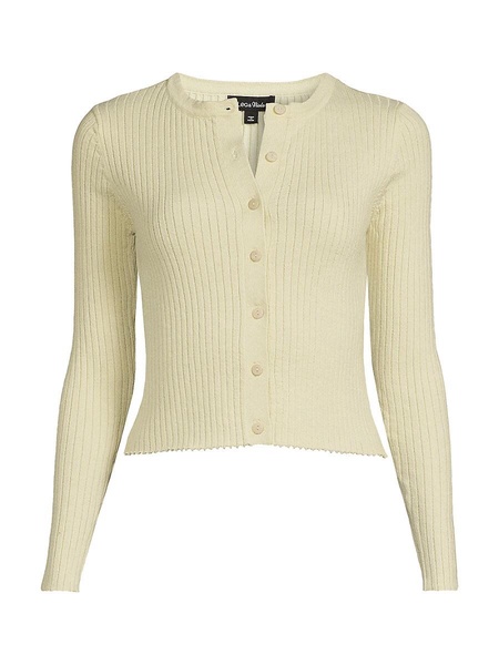 Ribbed Knit Crop Cardigan