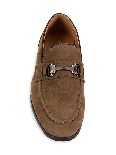 Steven Suede Bit Loafers