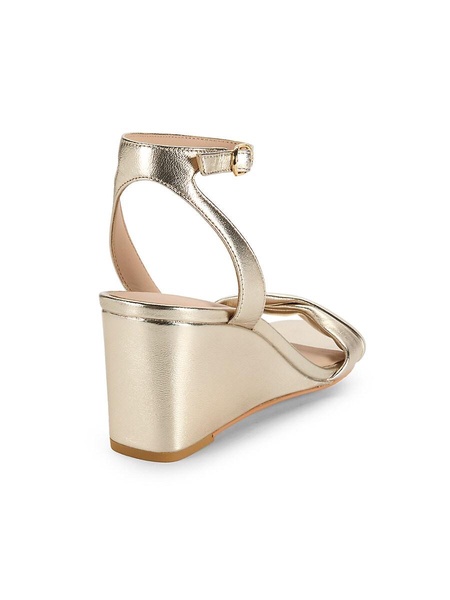 Everly Leather Wedge Sandals