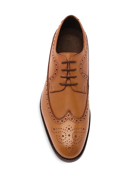 Regan Brogue Leather Wingtip Oxford Shoes