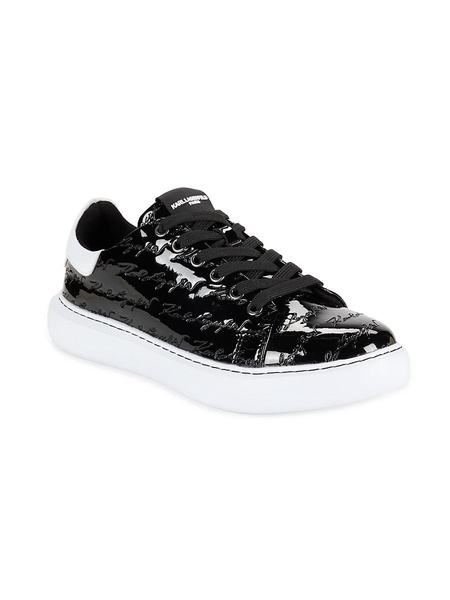 Monogram Patent Leather Low Top Sneakers