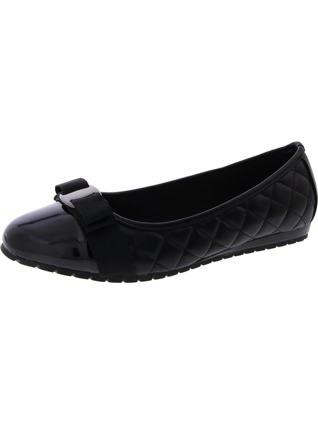 gianna womens faux leather dressy loafers