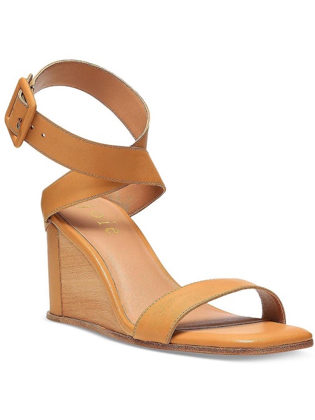 bayley 35 womens leather ankle strap wedge sandals