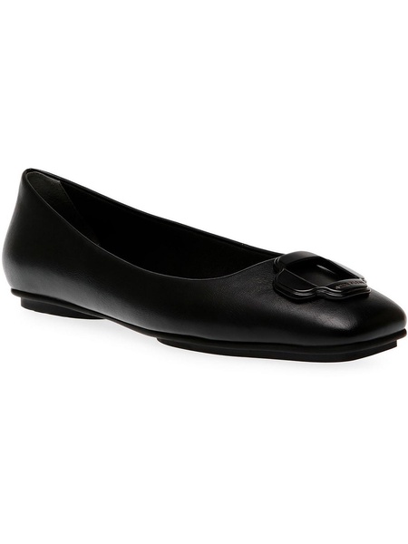 womens faux leather flat ballet flats