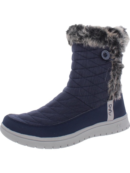 shiver womens cold weather quilted winter & snow boots