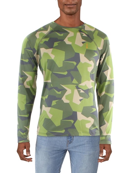 mens camouflage polyester t-shirt