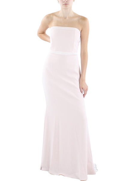 womens asymmetric polyester evening dress